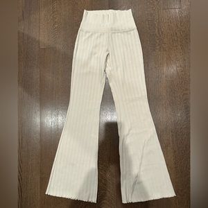 Aerie beige flare legging/ sweatpants